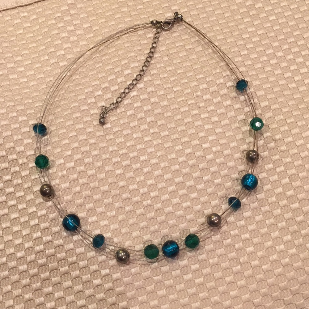 Turquoise beaded necklace